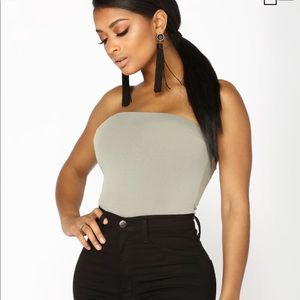 Never been worn strapless body suite